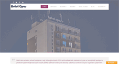Desktop Screenshot of hotelopus.cz